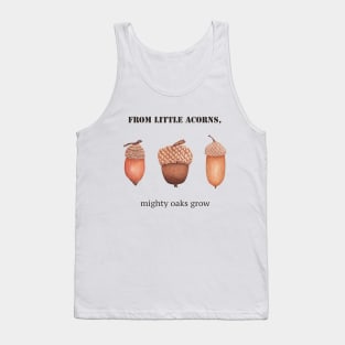 Lovely Acorns design, Autumn vibes, Cozy Season Tank Top